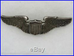 Original 1920's Blackington Pilot Wing-sterling-pin Back-3 Inches Wide
