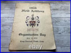 Original 1920s 30 Us 192nd Field Artillery Lot Yard Long Photo / Discharges