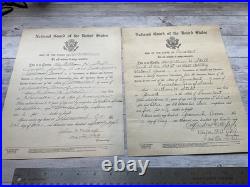 Original 1920s 30 Us 192nd Field Artillery Lot Yard Long Photo / Discharges