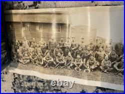 Original 1920s 30 Us 192nd Field Artillery Lot Yard Long Photo / Discharges
