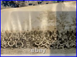 Original 1920s 30 Us 192nd Field Artillery Lot Yard Long Photo / Discharges