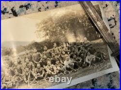 Original 1920s 30 Us 192nd Field Artillery Lot Yard Long Photo / Discharges