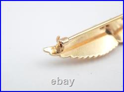 Original 1920s US Army Air Corps Pilot 14K Gold Mess Dress Wings