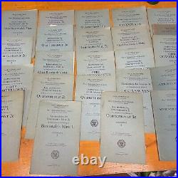 Original 1924 US Navy Education Study Courses Lot of 23 SEAMEN Coxswain ETC WOW