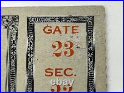 Original 1926 Dedication Of Soldier Field Army Navy Football Game Ticket