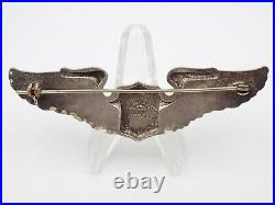 Original 1930s Pre-WWII US Army Air Corps Sterling 3 Pilot Wings AMICO