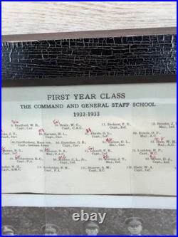 Original 1932-33 Fort Leavenworth Command & General Staff School Panoramic Photo