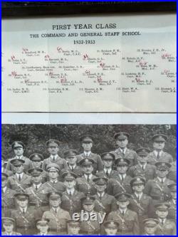 Original 1932-33 Fort Leavenworth Command & General Staff School Panoramic Photo