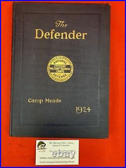 Original CMTC The Defender Year Book 1924 Coolidge, Pershing, Babe Ruth, Old Adds