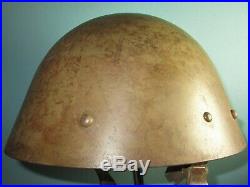 Original Czechoslovak M32-34 helmet Stahlhelm casque casco elmo Kask WW2