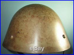 Original Czechoslovak M32-34 helmet Stahlhelm casque casco elmo Kask WW2
