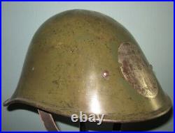 Original Dutch M34 helmet Stahlhelm casque casco elmo WW2