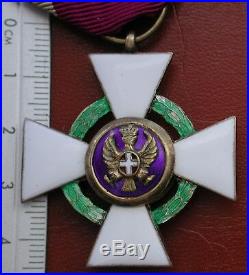 Original Fascist Enamelled Cross Knight Order Ordine Dell'aquila Romana Duce DVX