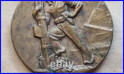 Original Fascist Medal Duce Gruppo Rionale Fascista Dante Rossi Ai Reduci A. O. I