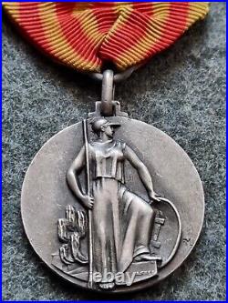 Original Fascist Silver Medal Africa War Comando Superiore Forze Armate A. O. I