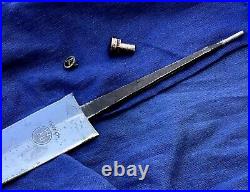 Original German WWII Dagger Blade with Matching Pommel Nut and other Part