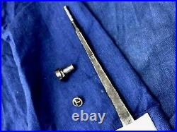 Original German WWII Dagger Blade with Matching Pommel Nut and other Part