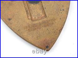 Original Italian Fascist AO Corte Forestale Combattente Enamel Sleeve Shield