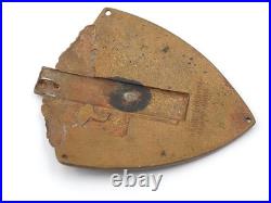Original Italian Fascist AO Corte Forestale Combattente Enamel Sleeve Shield