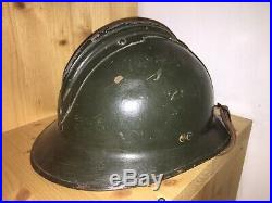 Original Peruvian M26 adrian helmet Peru WW2 casque stahlhelm casco elmo Elmetto