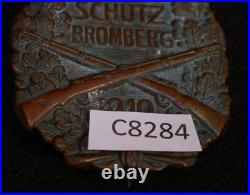 Original Post-WWI German Freikorps Bromberg Badge Polish 1919 Incursion RARE