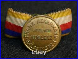 Original Post-WWI German Iron Cross 1922 Colonial Lion Order Boutonniere RARE