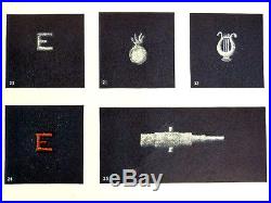 Original Pre-WWII Era U. S. Naval Service Poster Rating Badges Specialty Marks