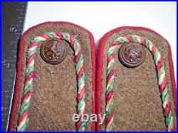 Original Pre-WWII Kingdom of Bulgaria Army Officer Candidate Shoulder Boards