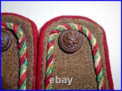 Original Pre-WWII Kingdom of Bulgaria Army Officer Candidate Shoulder Boards Original Pre-WWII Kingdom of Bulgaria Army Officer Candidate Shoulder Boards