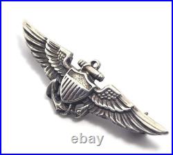 Original Pre WWII US Navy Naval Aviator Enlisted Pilot Wings Sterling NS Meyer