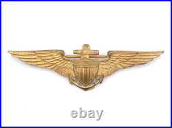 Original Pre-WWII US Navy Naval Aviator Pilot Wings Robbins Co
