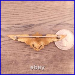 Original Pre-WWII US Navy Naval Aviator Pilot Wings Robbins Co