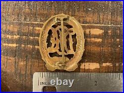 Original Pre Wwii German Scarce Drl Sports Badge In Gold