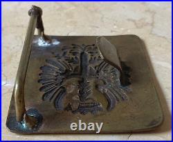 Original! Spain Spanish CIVIL War Spanish Army 1936-39 Brass Belt Buckle