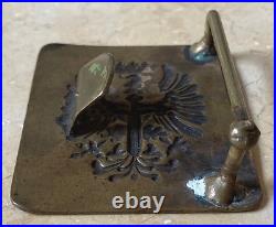 Original! Spain Spanish CIVIL War Spanish Army 1936-39 Brass Belt Buckle