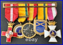 Original Spanish Civil War and Royal and Military Order Medals Grouping