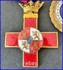 Original Spanish Civil War and Royal and Military Order Medals Grouping