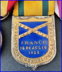 Original Spanish Civil War and Royal and Military Order Medals Grouping