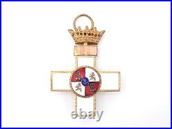 Original Spanish WWII Era Order of Military Merit Cross White Distinction