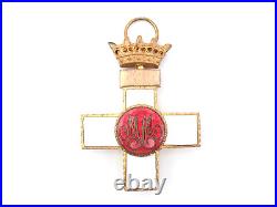 Original Spanish WWII Era Order of Military Merit Cross White Distinction