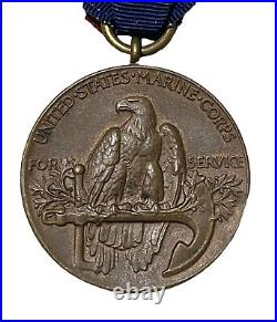 Original U. S. M. C. Marine Corps Yangtze Service Medal 1940's NO Rim Number