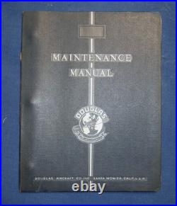 Original & Very Rare T2D-1 1926 Erection Plans Instructions Manual Flight Manual