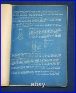 Original & Very Rare T2D-1 1926 Erection Plans Instructions Manual Flight Manual