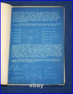 Original & Very Rare T2D-1 1926 Erection Plans Instructions Manual Flight Manual