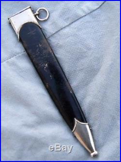 Original Vet Acquired German WWII Black Dagger Scabbard