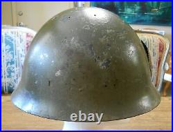 Original WW1 WW2 Thailand Siam (Japanese) Adrian Helmet with Liner