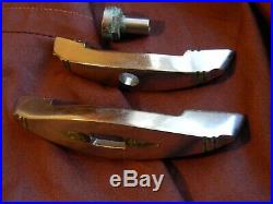 Original WWII German Dagger Crossguards, plated type in NEAR MINT CONDITION