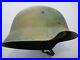 Original-WWII-German-M-1942-Normandy-Pattern-Helmet-Liner-Chinstrap-Size-66-01-ecab