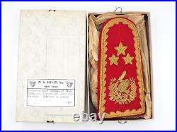 Original WWII Guatemalan Army General of Division Shoulder Board Boxed NS Meyer