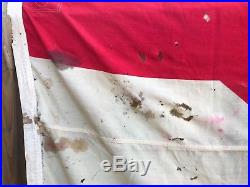 Original WWII Japanese Navy Vice Admirals Shipboard Large Flag